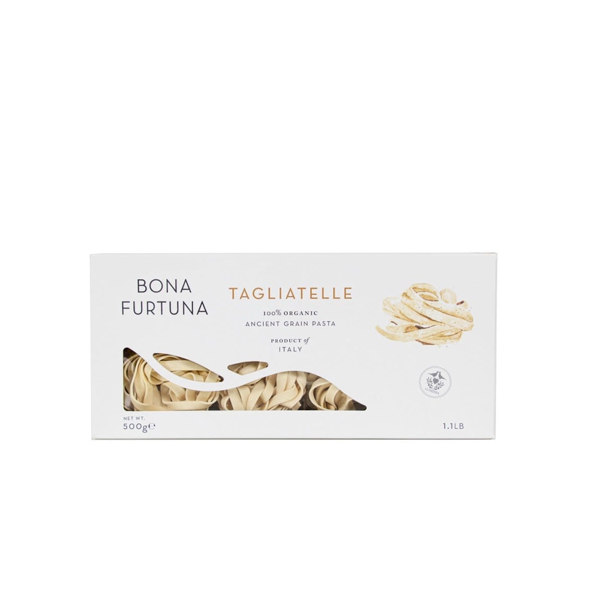 Bona Furtuna Tagliatelle - Ancient Grain Sicilian Pasta - best dried italian pasta